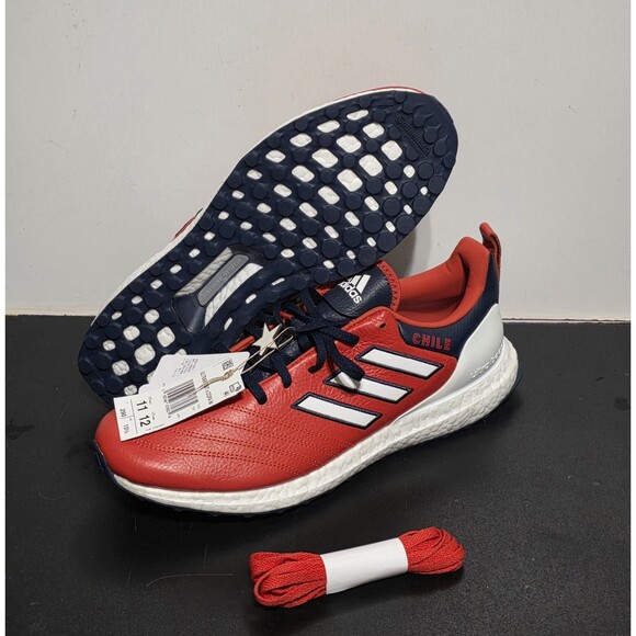 New ADIDAS ULTRA BOOST X COPA WORLD CUP CHILE [GW7270] RED LEATHER Men's Size 9 - Picture 10 of 13